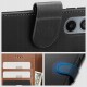 Kožená peněženka Tech-Protect pro Motorola Edge 50 Fusion černá