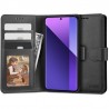 Kožená peněženka Tech-Protect pro Xiaomi Redmi Note 13 Pro+ 5G černá