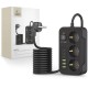 Prodlužovací kabel nabíječka Tech-Protect PC3X6 Power Strip 3x zásuvka + 3x USB-A + 3x USB-C černá