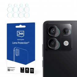 4x tvrzené sklo na kameru 3mk Lens Glass pro Xiaomi Redmi Note 13 Pro 5G