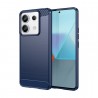 Silikonové pouzdro Carbon Case pro Xiaomi Redmi Note 13 Pro+ 5G modré