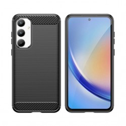 Silikonové pouzdro Carbon Case pro Samsung Galaxy A35 5G černé