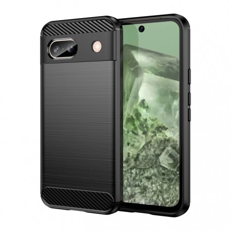 Silikonové pouzdro Carbon Case pro Google Pixel 8a černé