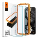 2x tvrzené sklo 9H Spigen ALM 2 Pack Glas.tR pro Google Pixel 8a