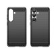 Silikonové pouzdro Carbon Case pro Samsung Galaxy S24+ černé