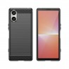 Silikonové pouzdro Carbon Case pro Sony Xperia 5 V černé