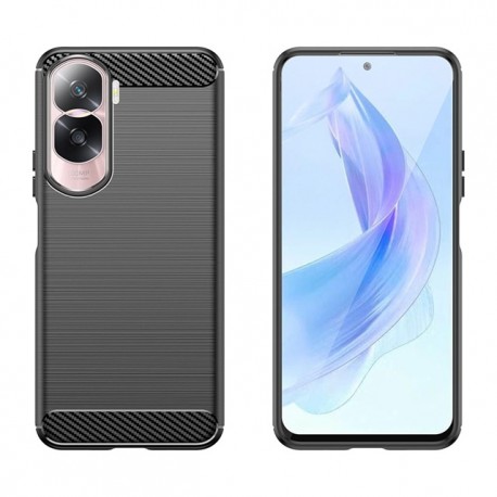 Silikonové pouzdro Carbon Case pro Honor 90 Lite 5G černé