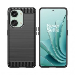 Silikonové pouzdro Carbon Case pro OnePlus Nord 3 černé