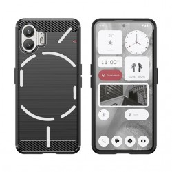Silikonové pouzdro Carbon Case pro Nothing Phone 2 černé