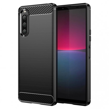 Silikonové pouzdro Carbon Case pro Sony Xperia 10 V černé