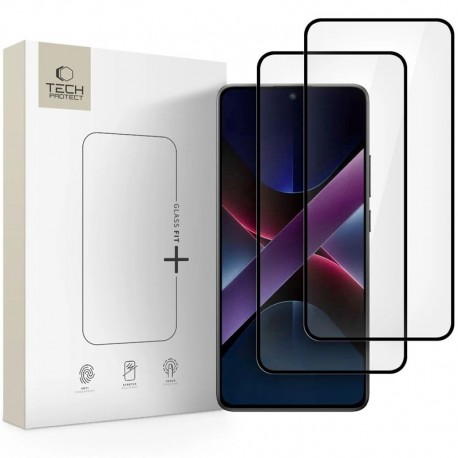 2x ochranné sklo Tech-Protect Glass Fit+ 2-pack pro Poco X7 5G