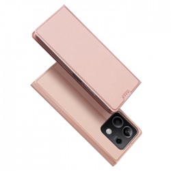 Flipové pouzdro Dux Ducis Skin Premium pro Xiaomi Redmi Note 13 5G růžové