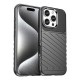 Silikonové pouzdro Thunder Case pro Apple iPhone 16e černé