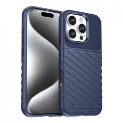 Silikonové pouzdro Thunder Case pro Apple iPhone 16e modré
