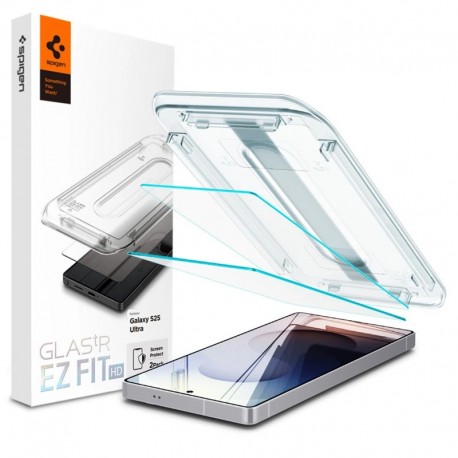 2x tvrzené sklo 9H Spigen Glas.tR EZ FIT pro Samsung Galaxy S25 Ultra