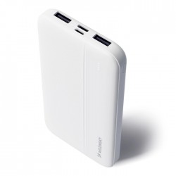 Wozinsky WPBWE1 Powerbanka 2x USB 10000mAh 5V/2A bílá