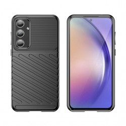 Silikonové pouzdro Thunder Case pro Samsung Galaxy A55 5G černé