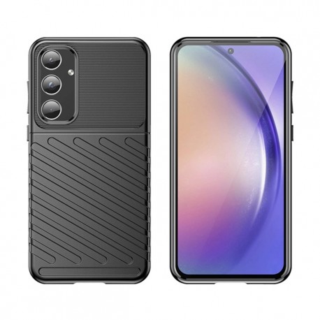 Silikonové pouzdro Thunder Case pro Samsung Galaxy A55 5G černé