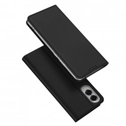 Flipové pouzdro Dux Ducis Skin Premium pro Samsung Galaxy S25 Edge černé