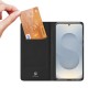 Flipové pouzdro Dux Ducis Skin Premium pro Samsung Galaxy S25 Edge černé