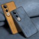 Kožený silikonový kryt pro Vivo V50 Lite červený