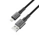 Datový kabel Tech-Protect UltraBoost DNA USB-A / Lightning 15W / 2.4A 100 cm čedý