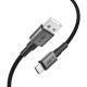 Datový kabel Tech-Protect UltraBoost DNA USB-A / USB-C 15W / 3A 300 cm šedý