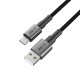 Datový kabel Tech-Protect UltraBoost DNA USB-A / USB-C 15W / 3A 100 cm šedý