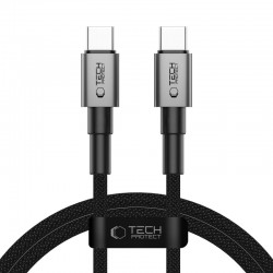 Datový kabel Tech-Protect UltraBoost DNA USB-C PD60W / 3A 100 cm šedý
