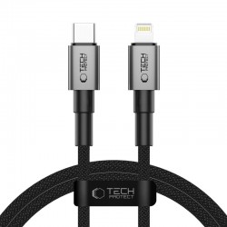 Datový kabel Tech-Protect UltraBoost DNA USB-C / Lightning PD27W / 3A 100 cm šedý