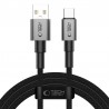 Datový kabel Tech-Protect UltraBoost DNA USB-A/USB-C 15W/3A 2m šedý