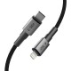 Datový kabel Tech-Protect UltraBoost DNA USB-C / Lightning PD27W / 3A 2m šedý
