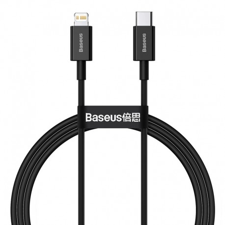 Datový kabel Baseus Superior Series USB-C/Lightning PD20W 1m černý