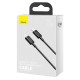 Datový kabel Baseus Superior Series USB-C/Lightning PD20W 1m černý