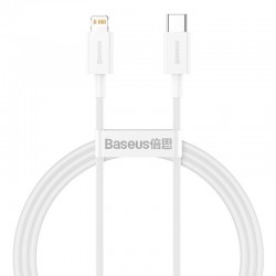 Datový kabel Baseus Superior Series USB-C/Lightning PD20W 1m bílý