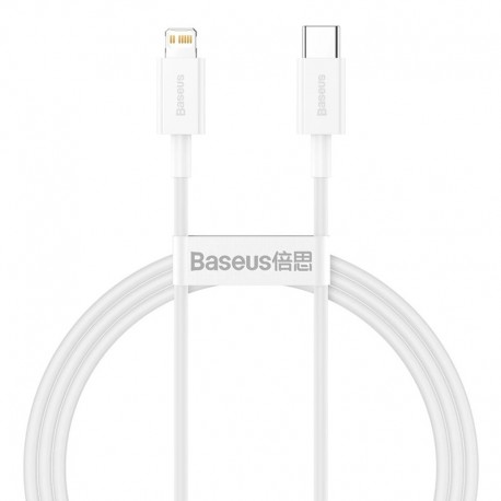 Datový kabel Baseus Superior Series USB-C/Lightning PD20W 1m bílý