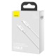 Datový kabel Baseus Superior Series USB-C/Lightning PD20W 1m bílý