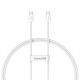 Datový kabel Baseus Superior Series ll USB-C 30W 1m bílý