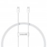 Datový kabel Baseus Superior Series ll USB-C 30W 1m bílý