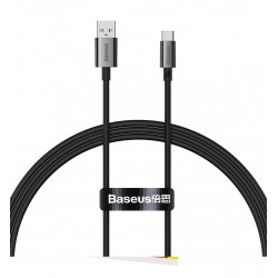Datový kabel Baseus Superior Series USB-A/USB-C 100W 1m černý