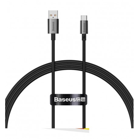 Datový kabel Baseus Superior Series USB-A/USB-C 100W 1m černý