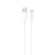 Datový kabel Dudao L4SM USB-A / microUSB 2A 1m bílý