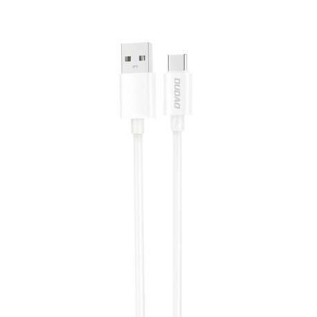 Datový kabel Dudao L4ST USB-A / USB-C 2A 1m bílý