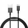 Datový kabel Baseus Superior USB-A/microUSB 2A 1m černý