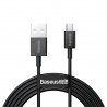 Datový kabel Baseus Superior USB-A/microUSB 2A 2m černý