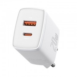Rychlonabíjecí adaptér Baseus USB-A/USB-C 20W CCXJ-B02 bílý