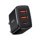 Rychlonabíjecí adaptér Baseus 2x USB-A/USB-C 30W QC CCXJ-E01 černý