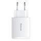 Rychlonabíjecí adaptér Baseus 2x USB-A/USB-C 30W QC CCXJ-E02 bílý