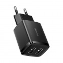 Nabíjecí adaptér do sítě Baseus Compact 2xUSB 10.5W černý
