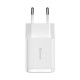 Nabíjecí adaptér do sítě Baseus Compact 2xUSB 10.5W bílý